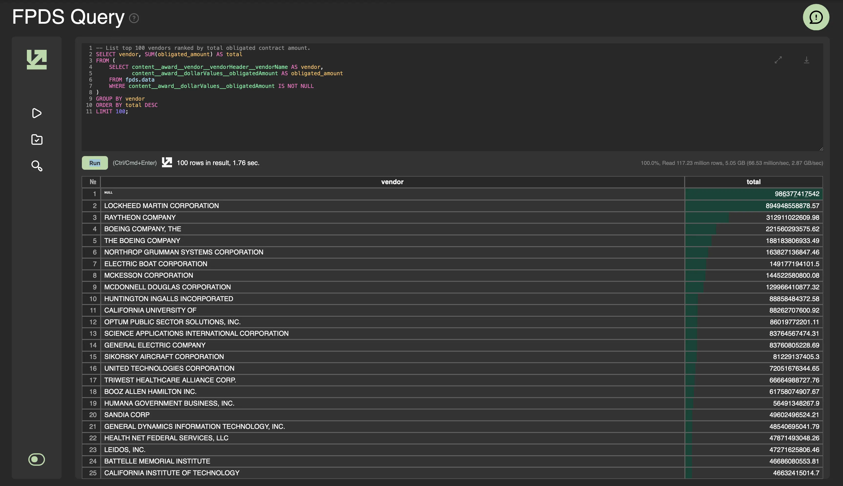 FPDS Query preview 1